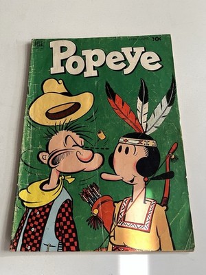 POPEYE #20 Dell Publishing Co. 1952 Golden Age Complete Copy GD 2.0