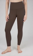 NWT 90 DEGREE BY REFLEX SHANTI WONDERLINK ANKLE LEGGING  CHOCOLATE M $78