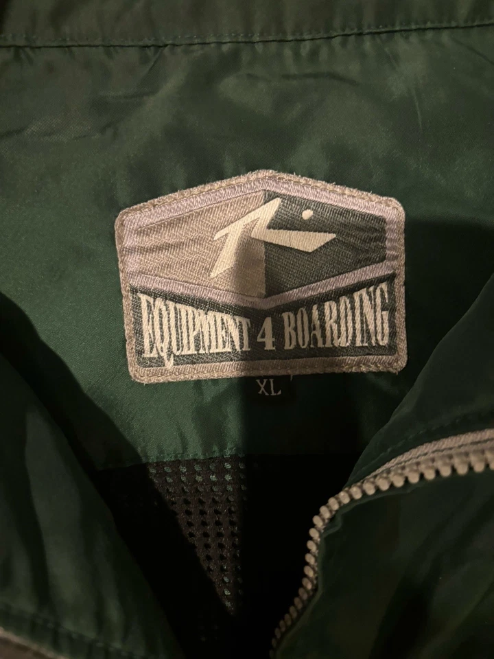 Rare Vintage Rusty Snowboard Shell / Jacket Mens XL Green 90’s Y2K - Image 4 of 4