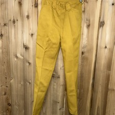 True Vintage Unisex Western Style Pants With Pearl Snap And Talon Zip 12  Flat