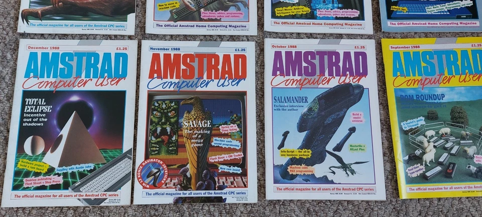 1988 AMSTRAD CPC464 REVISTAS DE USUÁRIO, ANO INTEIRO - Imagem 4 de 4