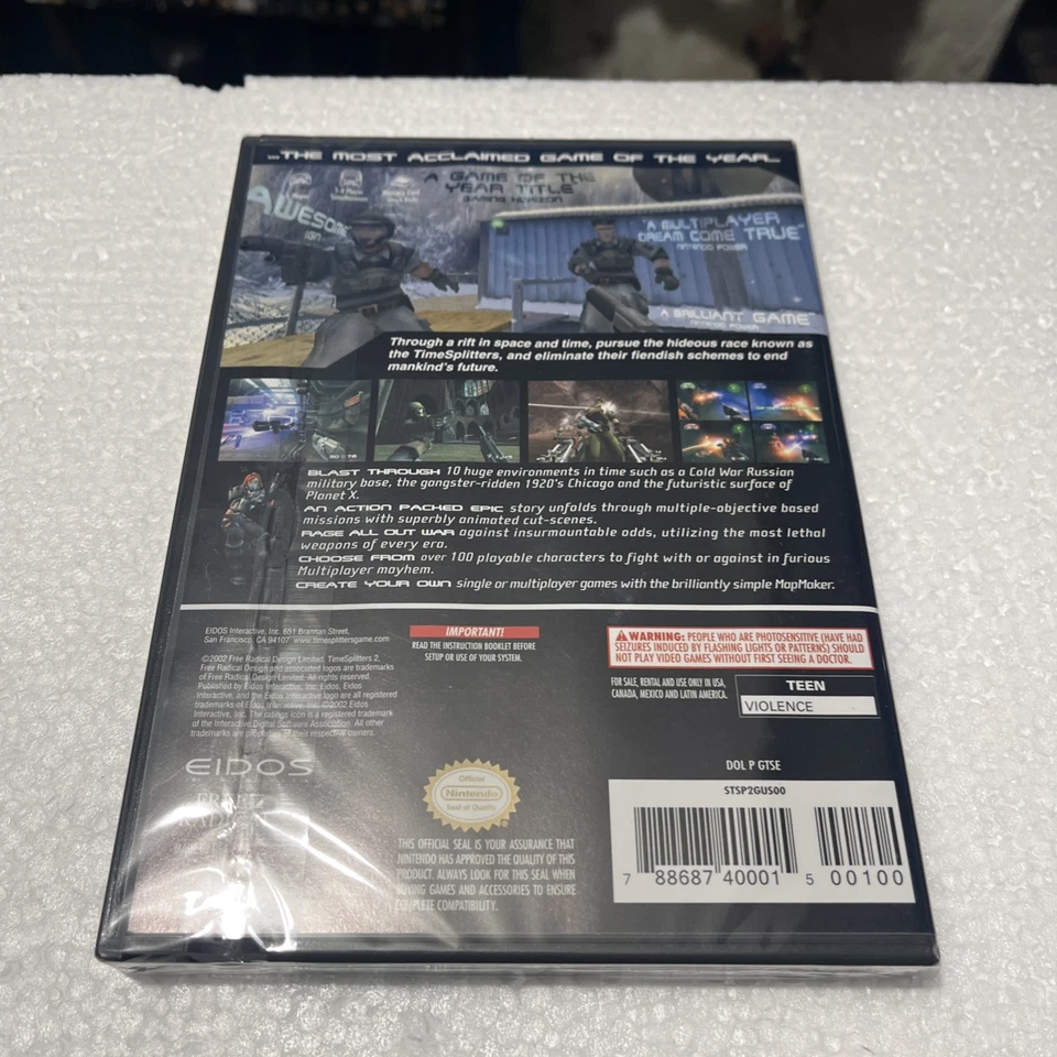 Brand new Time Splitters 2 - Nintendo GameCube factory sealed  - Image 2 of 4