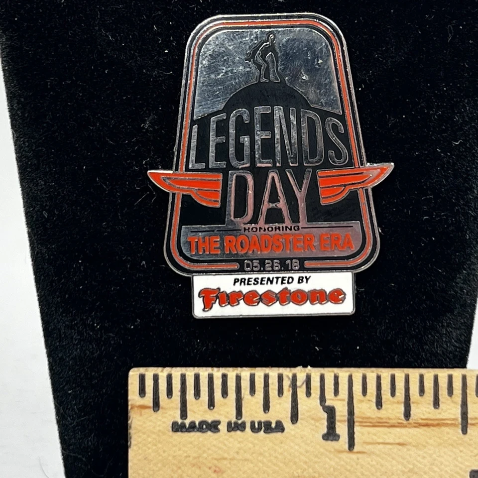 Indy 500 Legends Day The Roadster Era 5 26 2018 Firestone Pin Indianapolis 500 - Image 2 of 3