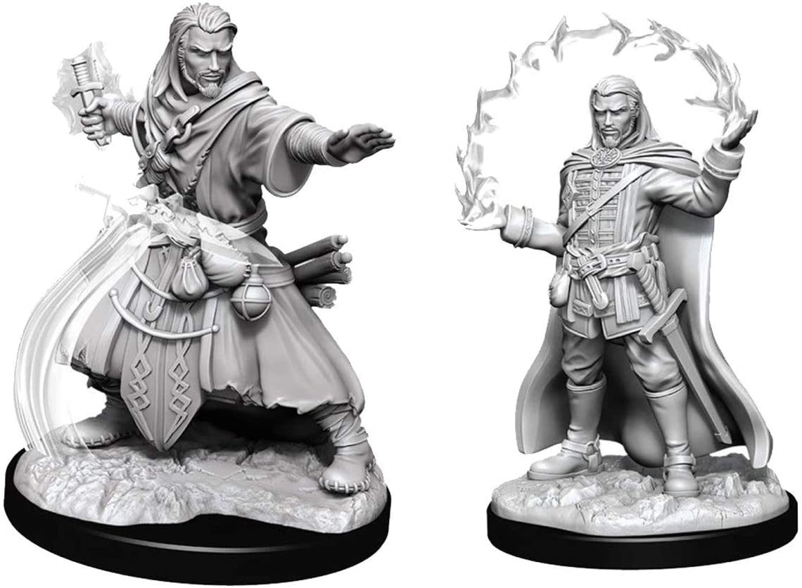 Dungeons - Dragons Nolzurs Unpainted Miniatures W11 Male Human Wizard 1990₽