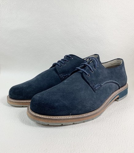 Clarks Men’s Cushion Plus Blue Suede Derby Lace Ups UK 8 EU 42 - Picture 3 of 18