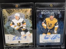 2 Cards Brendan Brisson /65 And BD Gem Auto