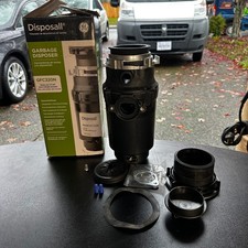 GE 1/3 HP Continuous Feed Garbage Disposer Bl...