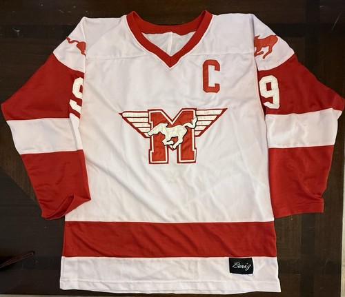 Hamilton Mustangs Retro Jersey Sutton Size XL Youngblood Swayze