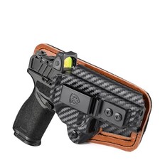 Springfield Echelon Holster, IWB Kydex and Leather Hybrid Holster for 9mm Spring