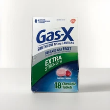 Extra Strength Chewable Gas Relief Tablets with Simethicone 125 mg, 07/27 Open B