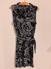 Tommy Hilfiger NWT women's sleeveless collared paisley print shirt dress size 4