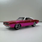 Hot Wheels RLC 1969 Dodge Charger R/T Pink Red Line Club Exclusive Loose