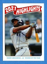 2021 Topps Throwback Thursday #139 Randy Arozarena Tampa Bay Rays 1155