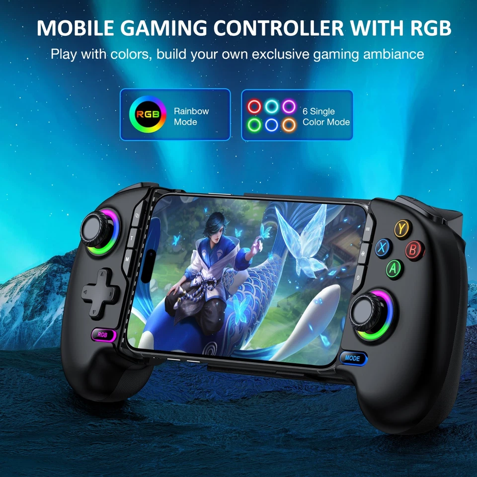 Mobile Gaming Controller für iPhone/Android,PS Remote Play/Xbox Cloud,MFi Apple - Bild 3 von 4
