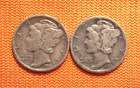 1931-S and 1931-D Mercury Silver Dime Lot, 10C