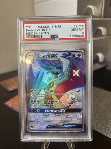 PSA 10 - Noivern Gx Sv78- Hidden Fates - Pokemon TCG - Gem Mint 10