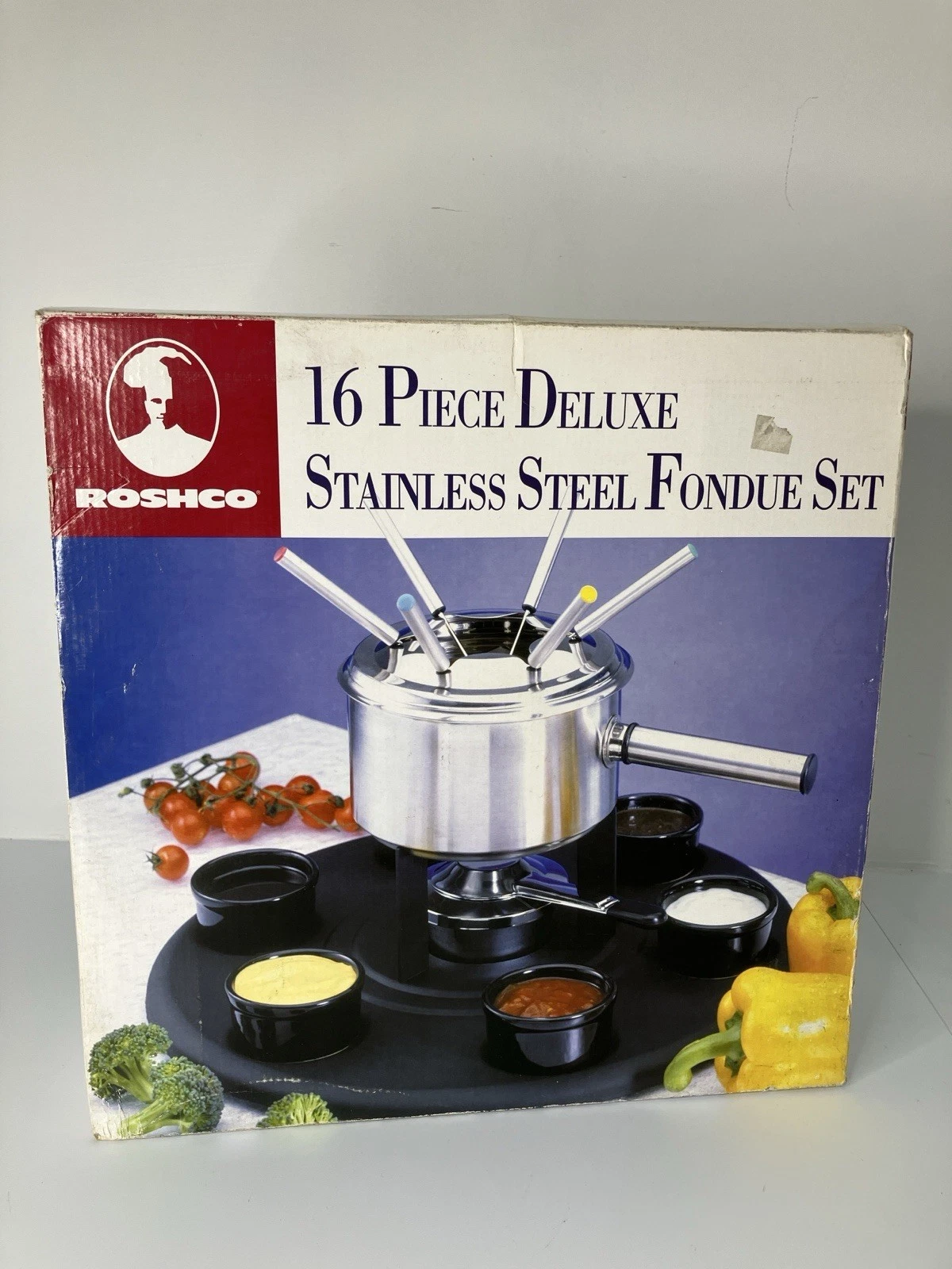 Roshco 16-pc Deluxe Fondue Set Stainless Steel ~ New in Box
Opens in a new window or tab