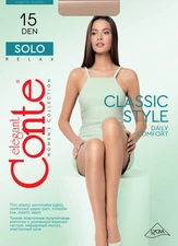Conte Solo 15 Den - Classic Women's Pantyhose with a Reinforced Shorts(17С-89СП)