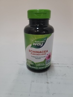 Nature'S Way Echinacea Herb, Og3 - 180 Capsules Exp 7/29