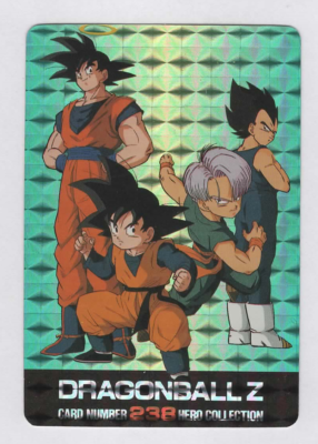 Dragon Ball Z Hero Collection #238 Prism 2001 DBZ Vegeta NEW