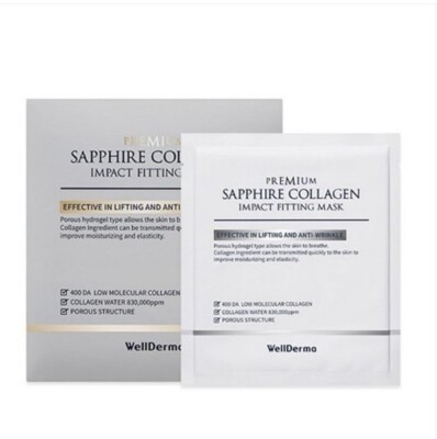 Wellderma Sapphire Collagen Mask 1 Box 4ea 5 Box