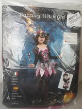 U Look Ugly Today Girls Halloween Costume Witch Party Dress Size L - New  B41 