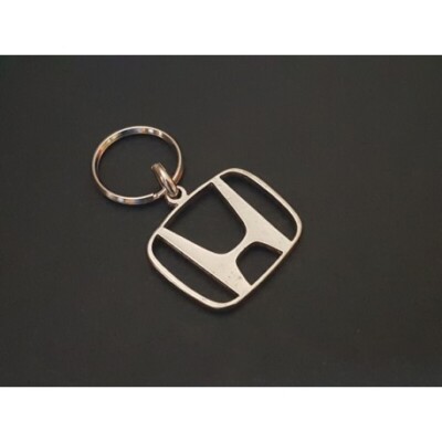 Porte-clés En Cuir Avec Emblème Honda - Lanière Noire Et Anneau Métal - Pour Ranger Tes Clés De Voiture Avec Style