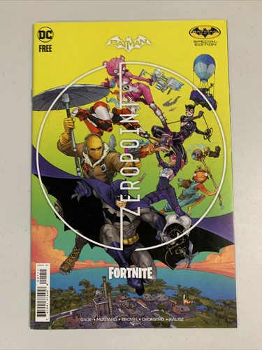 Batman Zeropoint Fortnite Special Edition DC Comics HIGH GRADE COMBINE S&H