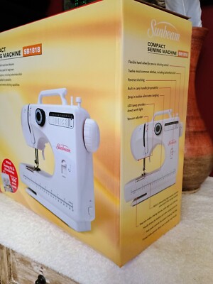 その他 Sunbeam Compact Sewing Machine NEW IN BOX Sunbeam SB1818 Compact Sewing Machine With Bonus Sewing