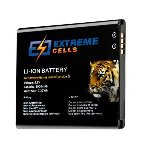 Batería Extremecells para Samsung Galaxy S4 mini GT-i9190 i9195 versión HK EB-B500BE - Imagen 1 de 2