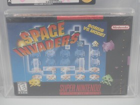 Space Invaders Super Nintendo SNES Factory Sealed VGA Graded Gold Level 85+ NM+