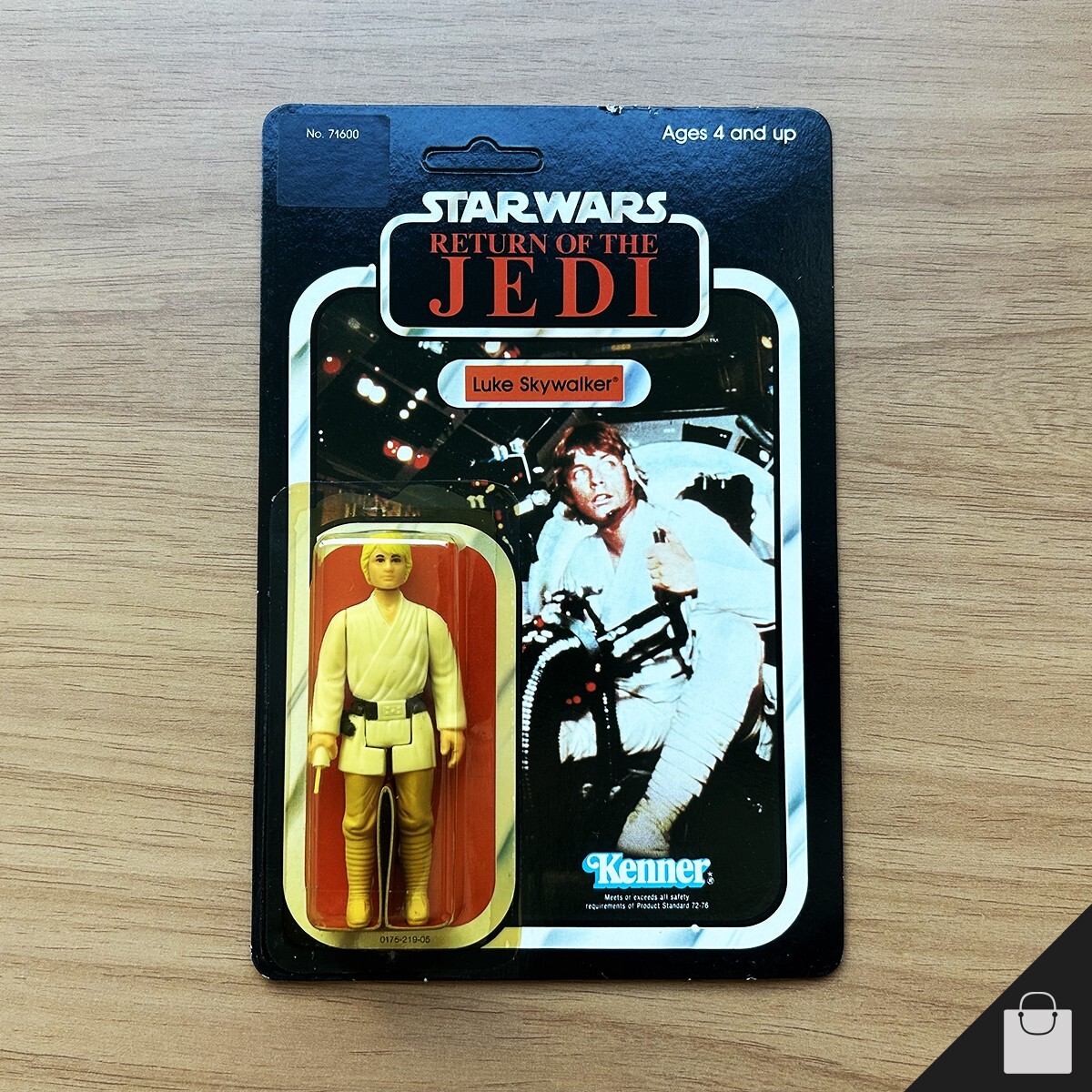 オールドケナー STAR WARS ウィケット ROTJ 77BK MOC Kenner Star Wars MOC Luke Skywalker Gunner Variant 77 Back Carded
