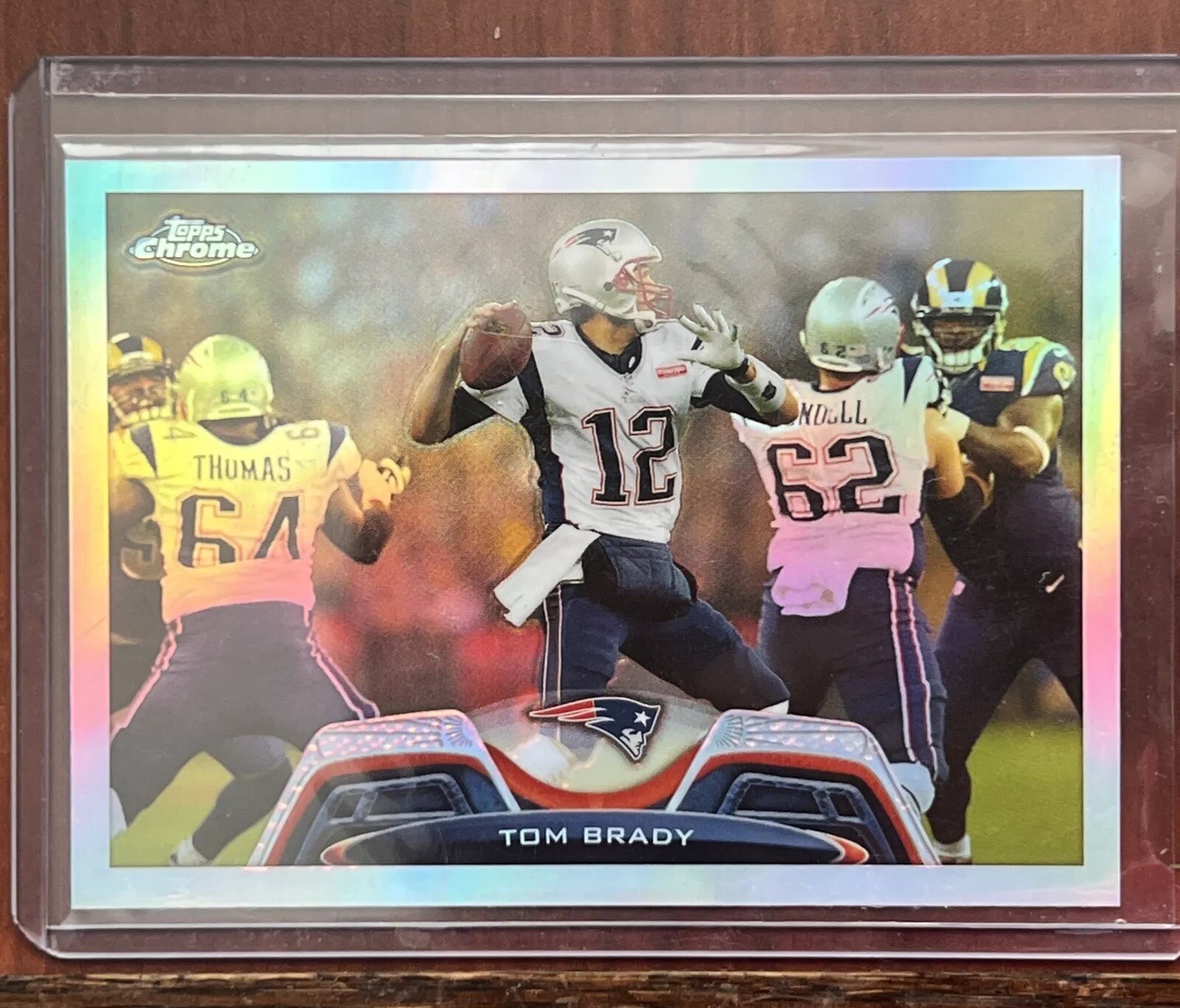 Tom Brady 2013 Topps Chrome Refractor #50 SP New England Patriots