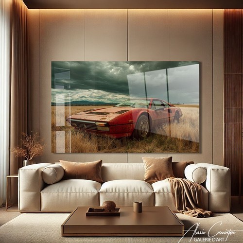 Arte de pared con marco de vidrio arte retro deportivo arte apocalíptico de pared impresión lienzo - Imagen 3 de 10