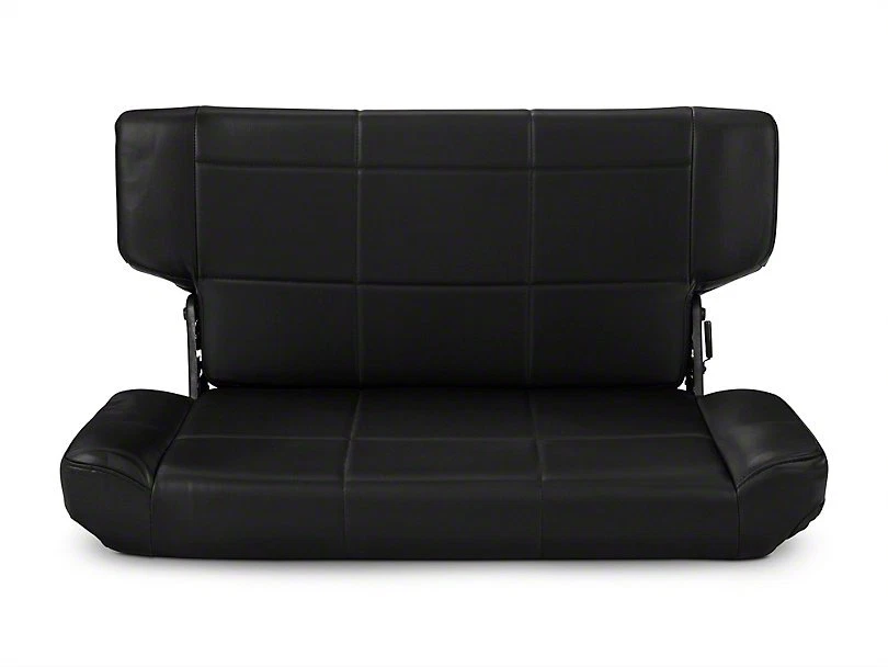 Smittybilt 41515 Fold & Tumble Black Rear Seat for 1997-2006 Jeep Wrangler TJ Foto 3 de 4