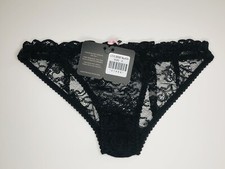 AGENT PROVOCATEUR BLACK LOVE BRIEF SIZE SMALL UK 8-102 AP2 BNWT