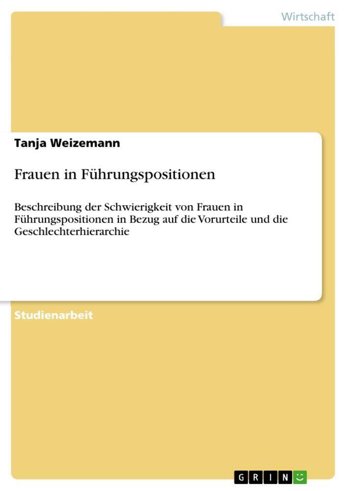 Thumbnail - Frauen In Führungspositionen Tanja Weizemann Taschenbuch Paperback 32
