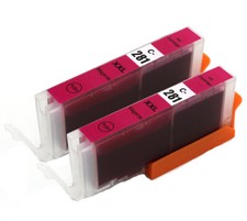 2 Magenta Ink Cartridge works for CLI-281XXL CLI 281 Pixma TS9520 TS9521C TR8520