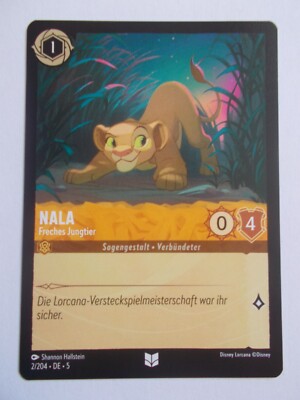 Disney Lorcana Karte Himmelsleuchten 2/204 NALA