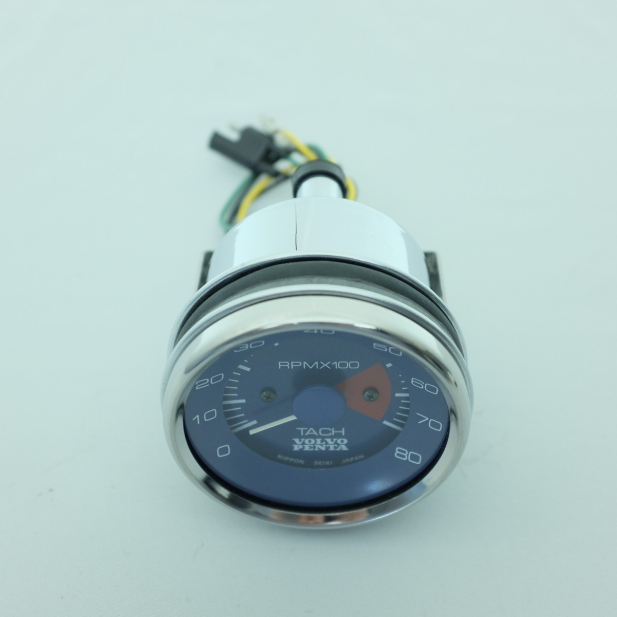 ponta☆ VOLVO PENTA Tachometer 8000rpm RPMx100 OEM TACH Nippon Seiki