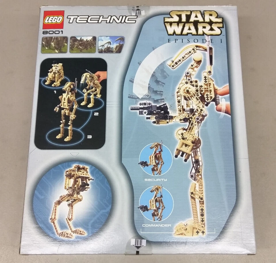 LEGO Star Wars 8001 Battle Droid NEW! Security Commander Technic Figure AT-ST - Image 4 of 4