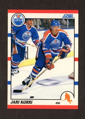 1990 Score Hockey Card #158 Jari Kurri Edmonton Oilers #F31847 | eBay