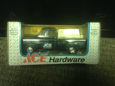 Ace Hardware 1955 Chevy Cameo Pickup Truck Bank stock  B384 1/25 Die Cast Metal