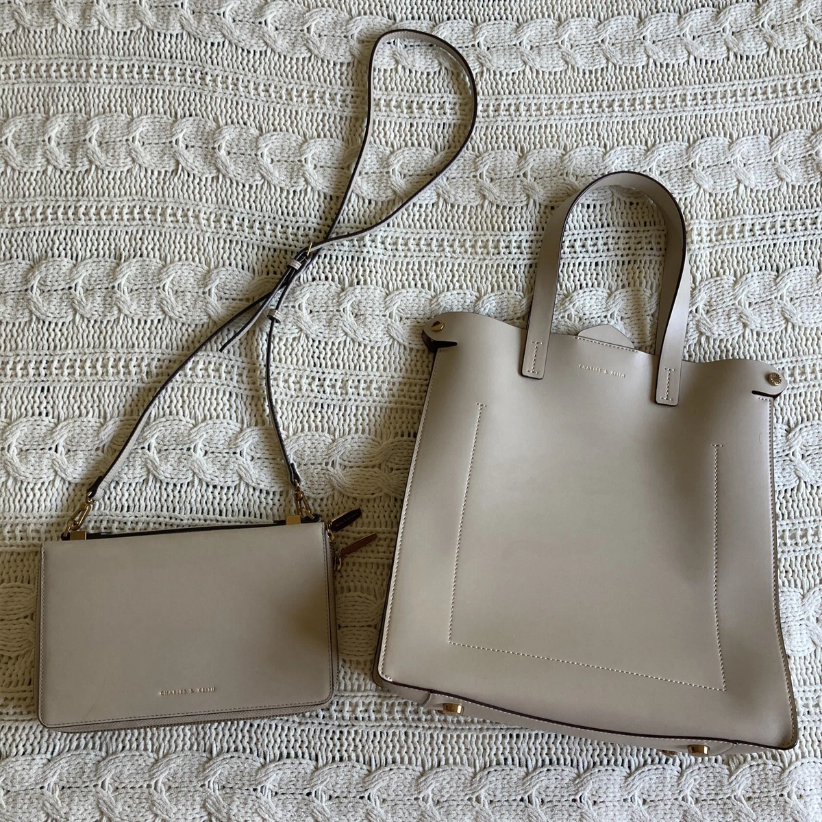 Charles and keith nude bag new arrivals