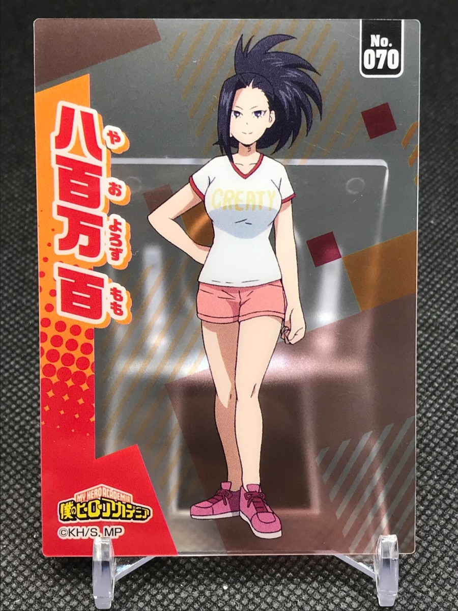 ゲームセンター・ゲームカード momo No.070 Momo Yaoyorozu My Hero Academia Clear Card Collection
