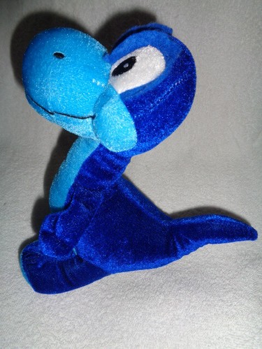 Dinosaur Blue 8" two-tone Stuffed Animal Plush B.J. BJ Toy Co 2017