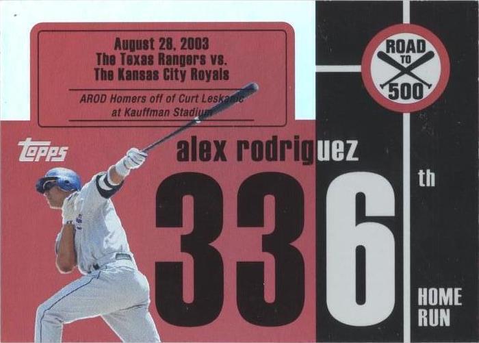 2007 Topps - Alex Rodriguez #ARHR336 - 1 of 1
