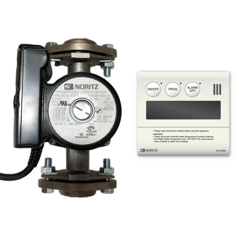 NORITZ EXTERNAL RECIRCULATION PUMP KIT, UPS15-55SFC, 3 SPEED, 1x115v, RC- 9018M | eBay