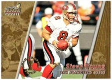 1998 Pacific Aurora Championship Fever #43 Steve Young SF 49ers Football Card
