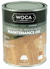 WOCA Care Oil Parquet, Wood, Wooden Floor 1.0 Liter * White, Natural * (€ 20.95/L)